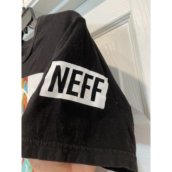 MENS NEFF DISNEY COLLECTION MICKEY MOUSE BLACK T-SHIRT SIZE S - Picture 4 of 5